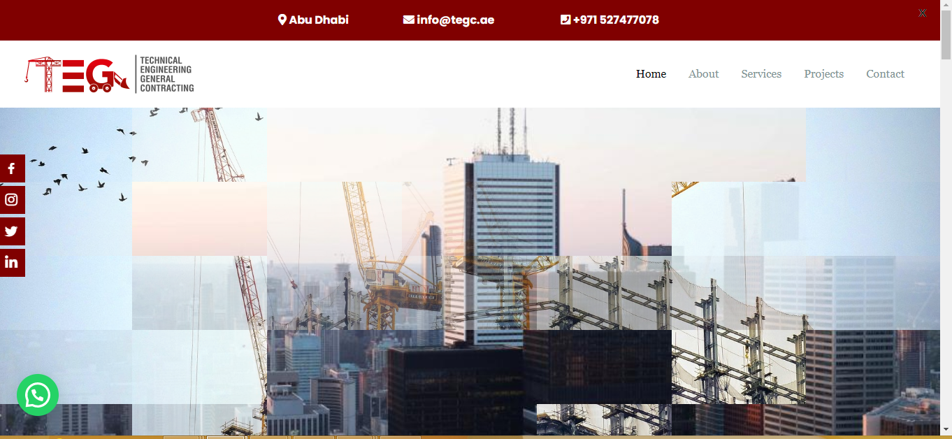 Construction Services Website